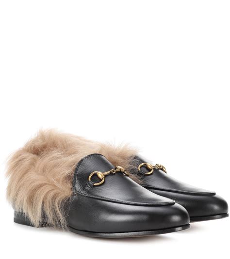 buy gucci fur loafers|gucci loafer boots.